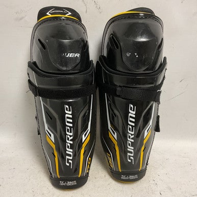 Used Bauer SUPREME 170 Senior Shin Guards Black And Gold 14" 11855-S000193223