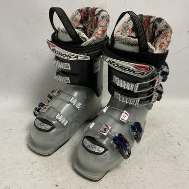 Used Nordica HOTROD 60 Boys DH Ski Boot Grey And Black 205 MP - J01 11855-S000193220