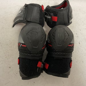 Used CCM JETSPEED FT1 Junior Elbow Pads Black And Red MD 11855-S000193196