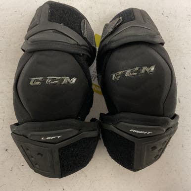 Used CCM QLT PURELITE Junior Elbow Pads Black And Red LG 11855-S000193180