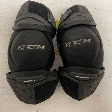 Used CCM QLT PURELITE Junior Elbow Pads Black And Red LG 11855-S000193180