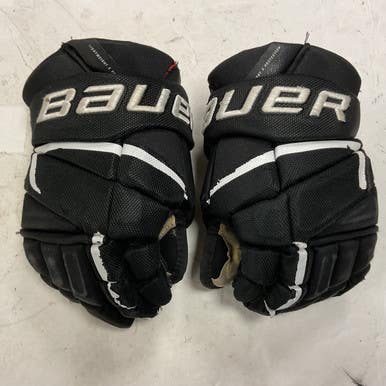 Used Bauer VAPOR 3X PRO Junior Gloves Black 12" 11855-S000193143