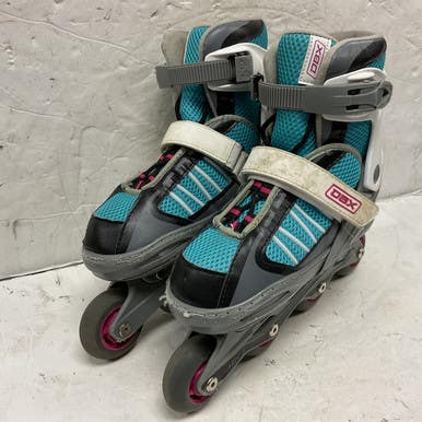 Used DBX INLINE SKATES 5-8 Senior Rec Fitness Skates Carolina Blue Adjustable 11855-S000193139