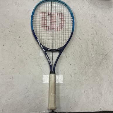 Used Wilson TOUR SLAM LITE Adult Tennis Racquet Navy Blue 4 3/8" 11855-S000193131