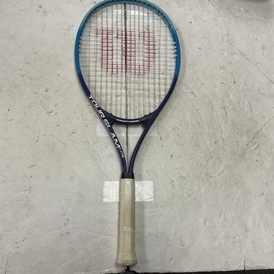 Used Wilson TOUR SLAM LITE Adult Tennis Racquet Navy Blue 4 3/8" 11855-S000193131