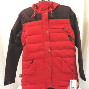 Ride Cappel Road to Ruin Insulated Snowboard Jacket Mens Large Red Copper New