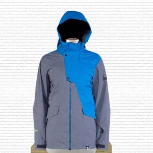 Ride Union Cocona Shell Snowboard Jacket Mens Large Dark Slate Melange New