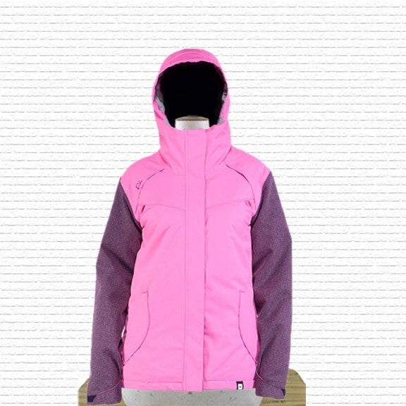 Ride Broadview Insulated Snowboard Jacket Womens Medium Pink / Pink-a-Doodle New