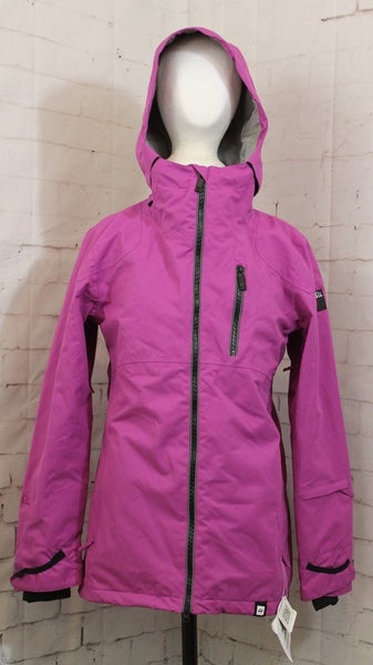 Ride Medina Snowboard Jacket, Women's Medium, Raspberry Sherbet Twill Purple