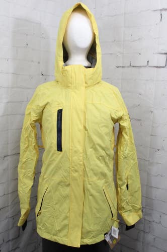 Ride Queen Insulated Snowboard Jacket with Vest, Womens Medium, Butta Yellow New