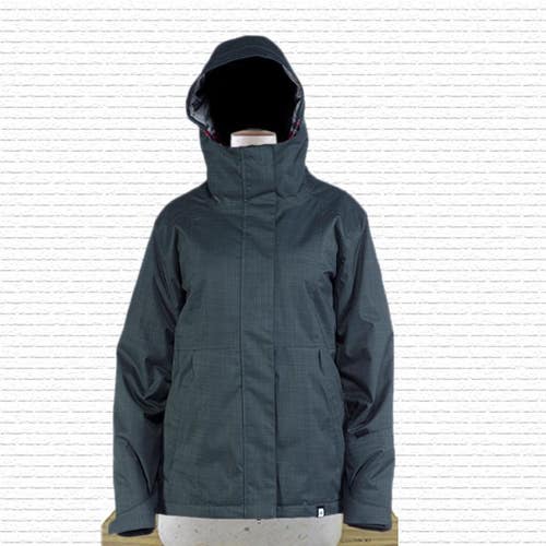 Ride Northgate Insulated Snowboard Jacket Womens Medium Dark Pine Green New