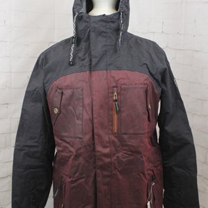 Ride Cappel Revolution Snowboard Jacket, Men's Large, Black Waxed Slub