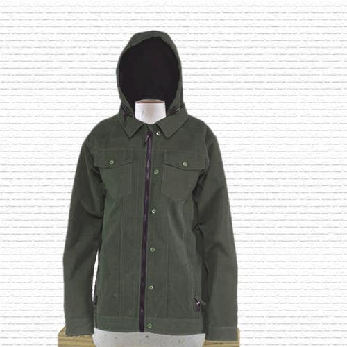 Ride Snowboarding Wallingford Bonded Snowboard Jacket Mens Large Canteen New