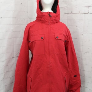 Ride Ballard Shell Snowboard Jacket, Men's Size Large, Red Twill New