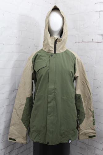 Ride Gatewood Snowboard Jacket, Men's Size Large, Fatigue Olive Green New