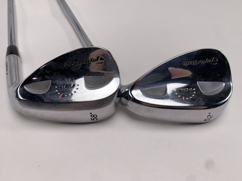 TaylorMade Rac Chrome Wedge Set 52* 8 | 58* 8 Wedge Steel Mens RH