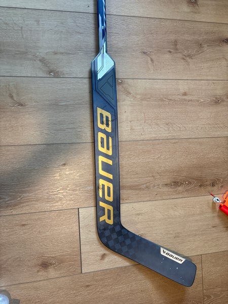 Senior Bauer Mach Navy/Gold Goalie Stick 25" (Lightly Used)