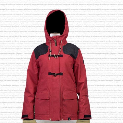 Ride Cappel Thunder Snowboard Jacket Women's Medium Rusty Rose New