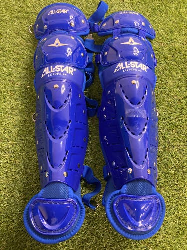 New All Star League Series Catcher's Leg Guard | Ages 7-9 12.5"