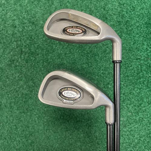 Callaway Great Big Bertha Tungsten Ti 6 & 9 Irons MRH Regular Flex Graphite
