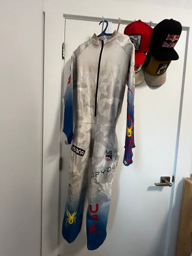 Unisex Medium Spyder U.S. Ski Team Ski Suit (Used) FIS Legal