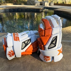 Clemson Tigers STX Goalie Gloves Large 13”