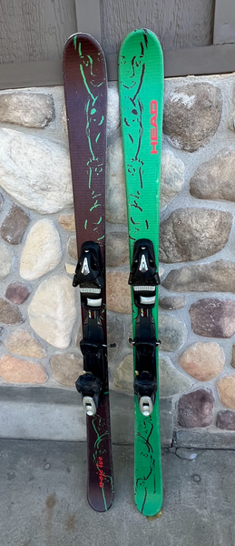 Head Mojo Two Twin Tip Kids Skis - 144 cm Used