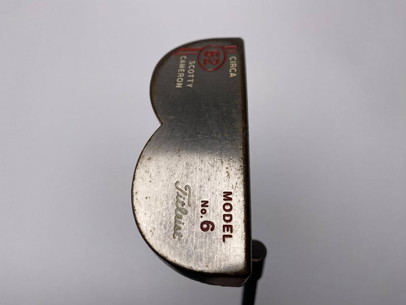 Scotty Cameron Circa 62 Charcoal Mist 6 Putter 35" SuperStroke Flatso 2.0 RH