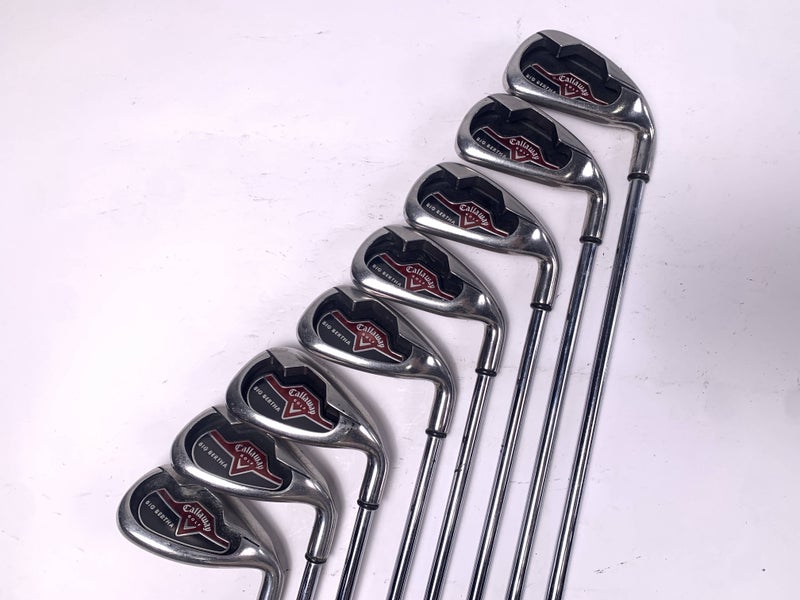 Callaway Big Bertha 2006 Iron Set 4-PW+SW Regular Steel Mens RH