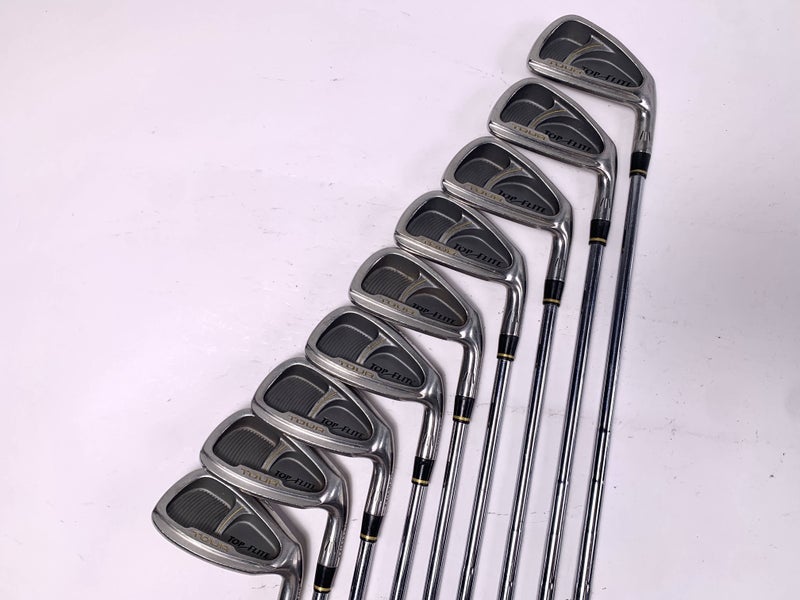 Top Flite Tour Iron Set 3-PW+SW True Temper Advance Flex Stiff Steel Mens RH
