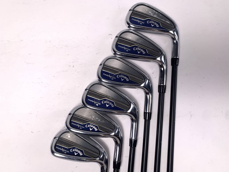 Callaway Paradym X Iron Set 6-PW+GW Fujikura Axiom R2 Velocore 75g Senior RH