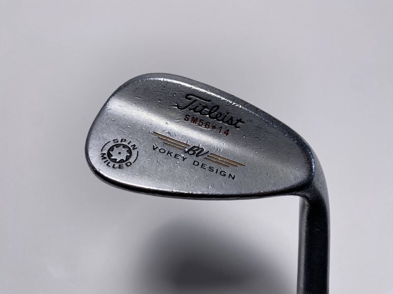 Titleist Vokey Spin Milled Chrome 2009 Sand Wedge SW 56* 14 Wedge Steel Mens RH