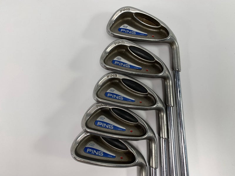 Ping G2 Iron Set 6-PW Red Dot 1* Flat TFC 100 Regular Steel Mens RH