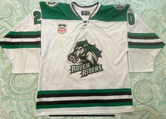 Cedar Rapids Roughriders USHL Game Worn Hockey Jersey