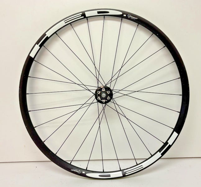 HED Tomcat 28-Spoke Black Alumnium Tubeless Thru Axle Disc 700C Front Wheel