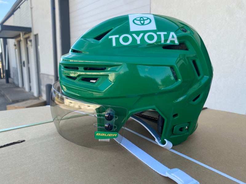 Bauer Re-Akt 150 Pro Stock Hockey Helmet Medium Visor Combo Retro Green 4953