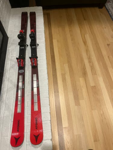 Women's 2024 Atomic Race GS 166 cm Racing Skis With Bindings Max Din 12 (Used)