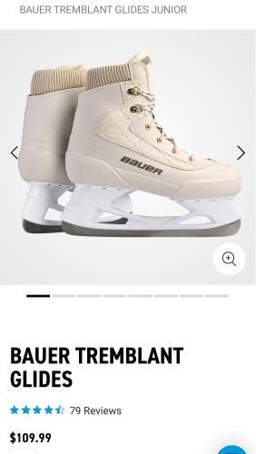 Junior New Bauer Tremblant Hockey Skates Regular Width