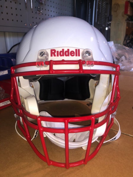 USED RIDDELL SPEED ADULT HELMET - LARGE - METALLIC WHITE