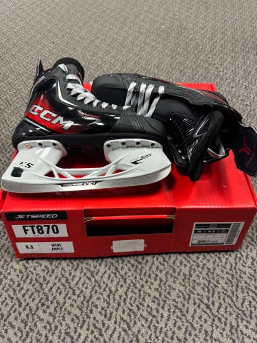 CCM JetSpeed FT870 Hockey Skates 6.5 (New) Wide