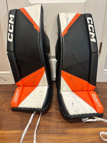 CUSTOM 31" CCM Axis 2.9 Goalie Leg Pads Pro Stock (Used)