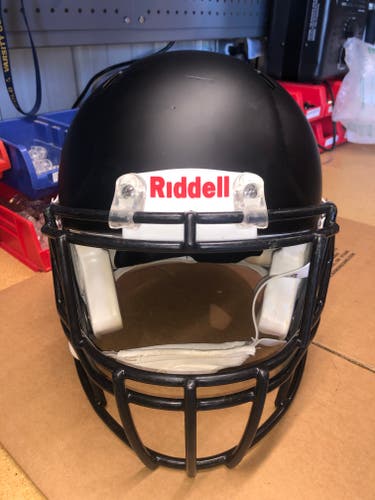 USED RIDDELL SPEED ADULT HELMET - LARGE - FLAT BLACK