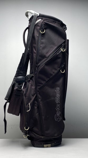 Taylormade Flex-Tech Lite Stand Bag Black 4-Way Divide Dual Strap Golf Bag