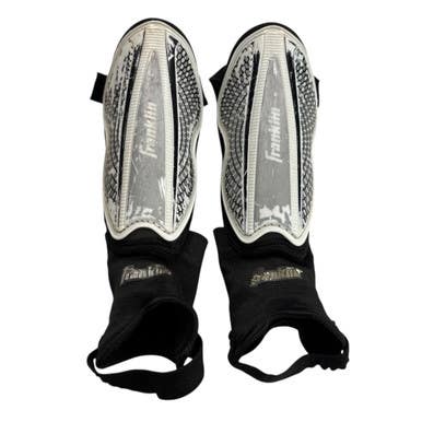 Used Franklin Soccer Shin Guards Youth White SM 11406-S000106865