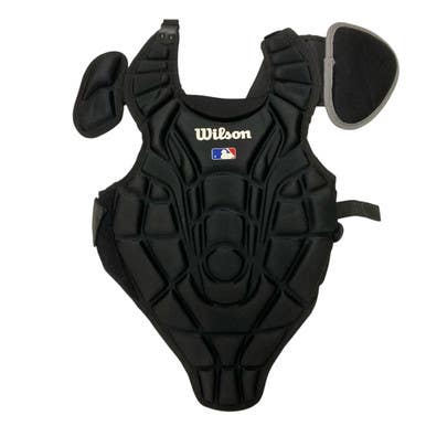 Used Wilson CHEST PROTECTOR Catchers Chest Protector Black Youth 11406-S000106901