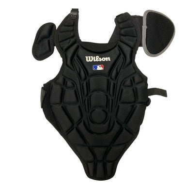 Used Wilson CHEST PROTECTOR Catchers Chest Protector Black Youth 11406-S000106901