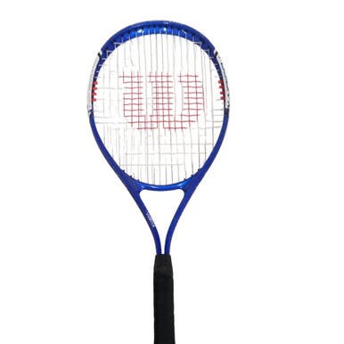 Used Wilson FUSION XL Adult Tennis Racquet Royal Blue 3 3/8" 11406-S000106935