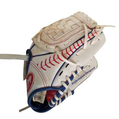 Used Rawlings PLAYERS SERIES BB/SB Glove RH Throw White 9" 11406-S000106945