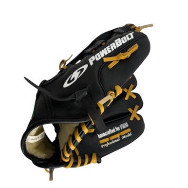 Used POWERBOLT FS-100 PIT BB/SB Glove RH Throw Black 10" 11406-S000106981