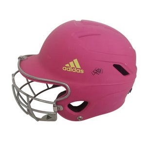 Used Adidas ADIDAS HELMET TB/MASK PINK Batting Helmet w/Mask Pink XS 11406-S000107471